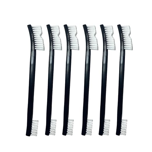 6-Pack Ultimate Detailing Brush Set: Heavy-Duty Nylon & Wire Brushes for Cars, Kitchens & Tight Spaces – Ergonomic Grip, Non-Scratch Bristles