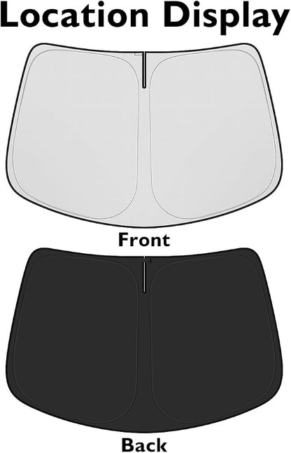 BIBLOZ Car Windshield Sun Shade for Nissan Altima 2013-2018, S, SR, SV, SL Accessories Foldable Car Sunshade Front Windshield Sun Visor PET Reflective Material