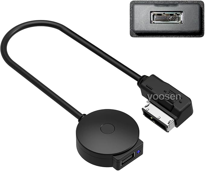 Bluetooth Adapter Cable for Mercedes Benz Media Inerface MMI System Pair USB Android iPhone iPad iPod Touch Smartphone etc. | Pair USB Android iPhone iPad iPod Touch Smartphone etc.
