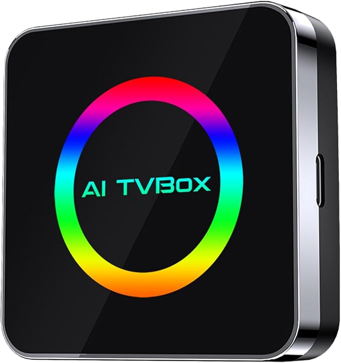4 in 1 CarPlay AI Box, Android13 Magic AI Box Wireless CarPlay & Android Auto Adapter, Support Netflix/YouTube, Fit for Cars with Wired CarPlay/Android Auto, Plug & Play