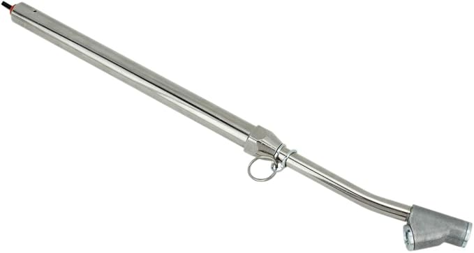Milton Straight Foot Dual Head Tire Pressure Guage with a Bent Extention, Recalibratable, 80-1,100 kPa, Truck, Tractor Trailer, Semi Truck, Dually, RV & Car, S-986CBNTKB