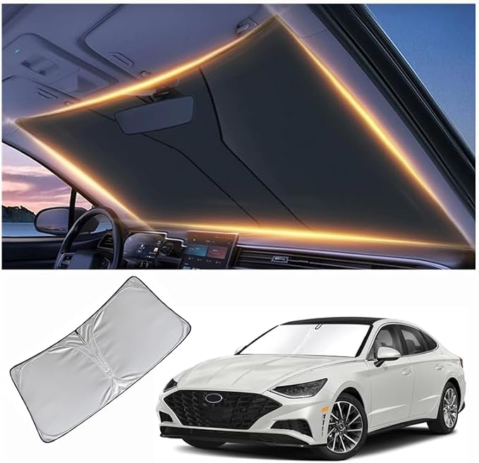 Windshield Sun Shade for Hyundai Sonata Front Window Shades Cover for 2010-2025 Sonata Windshield Sun Visor Protector Car Accessories