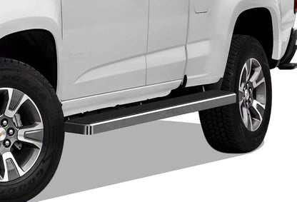 APS Running Boards (Nerf Bars Side Steps Step Bars) Compatible with Chevy Colorado GMC Canyon 2015-2026 Crew Cab 6ft Bed (Silver 6 inches Wheel to Wheel)