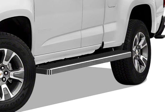 APS Running Boards (Nerf Bars Side Steps Step Bars) Compatible with Chevy Colorado GMC Canyon 2015-2026 Crew Cab 6ft Bed (Silver 6 inches Wheel to Wheel)