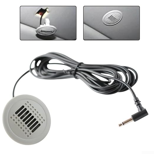 3.5MM External Microphone Audio Cable Car Stereo Wired Mic Adapter Extension Cord 300CM Compatible with Android Radio System