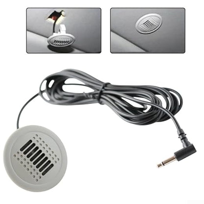 3.5MM External Microphone Audio Cable Car Stereo Wired Mic Adapter Extension Cord 300CM Compatible with Android Radio System