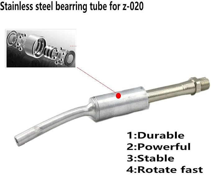 Aluminum Tube Japanese bearring Inside Rotate Replacement Part for Black z-020 Car Interior Spraying Cleaning Gun Air Blow Out Tool