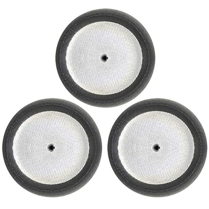 S.M. Arnold Speedy Foam Professional Grade 3-1/2-Inch Black Foam Micro Polishing Pad for Car Detailing, Swirl Mark Removal, Paint Protection - Loop Backing, Easy Attach, Pack of 3, Automotive Care