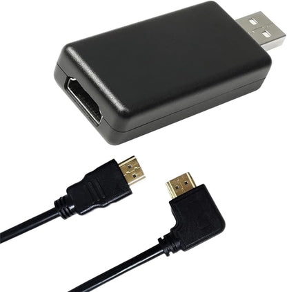 Video Out Adaptor & 70in Long HDMI Output Cable for Android Touchscreen Car Radio