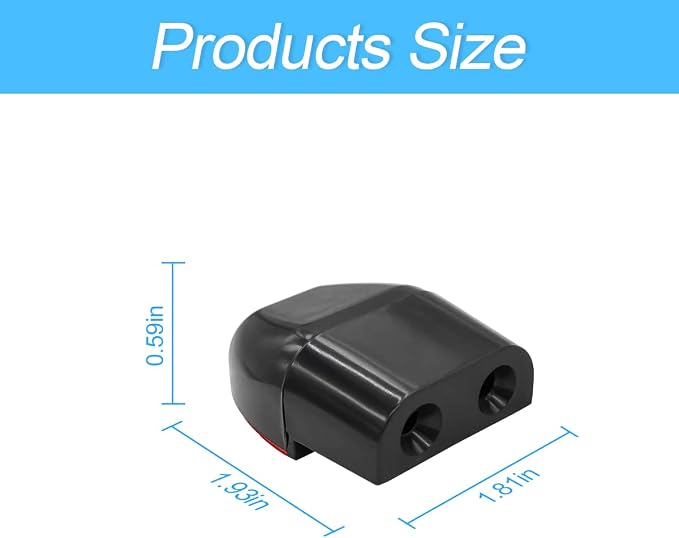 2Pack Car Deer Warning Whistle Devices, Horns Sensor Alerts Gadgets for Avoiding Collisions, Animal Alert for Vehicles & Motorcycles (Black)