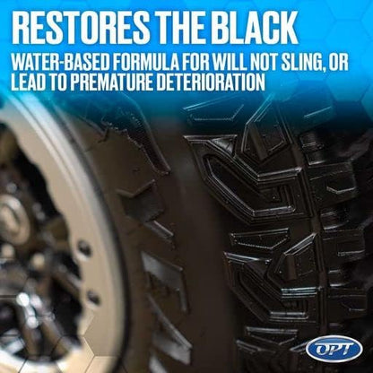 Optimum Opti-Bond Tire Gel – Sling Free Shine, Long Lasting Dressing; Water Based Gel Spray; Vinyl, Plastic and Trim Dressing; Great for Tire Shine & Vinyl Trim Care (32 Oz)