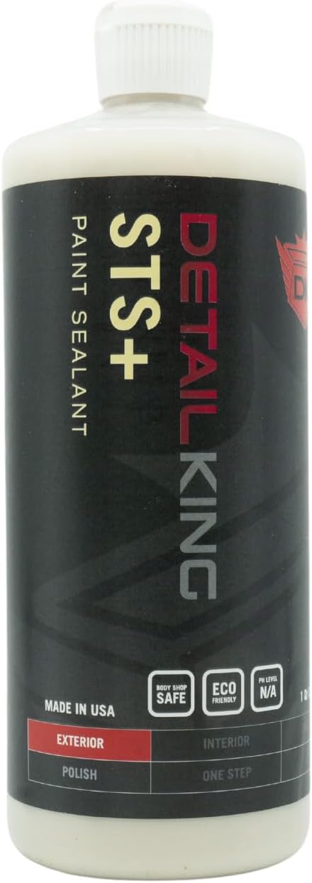 Detail King STS+ Polymer Car Paint Sealant & Protectant - Part 3 of Paint Correction Process - Car Wax Replacement - 32 Oz