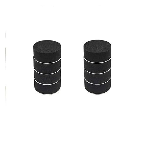 10 Pcs 3 Inch Polishing Pad Foam Drill Sponge Buffing Pads 80mm Flocking Car Buffer for Detail Polisher Waxing Cleaning(Flat Black)