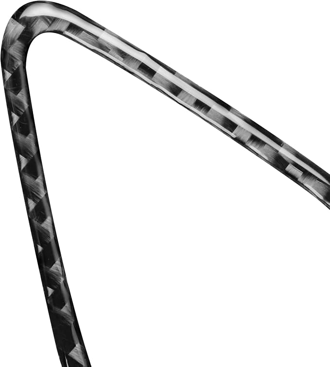 Real Premium Carbon Fiber Sticker Compatible with Audi A3 S3 RS3 8V 2013 2014 2015 2016 2017 2018 2019 Car Dashboard Sides defogging air Vent Decor Auto Interior Accessories Trim Black