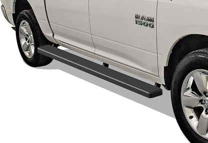 APS Wheel to Wheel Running Boards 5 inches Compatible with Ram 1500 2009-2018 Crew Cab 5.5ft Short Bed & Ram 2500 3500 2010-2026 (Nerf Bars Side Steps Side Bars)