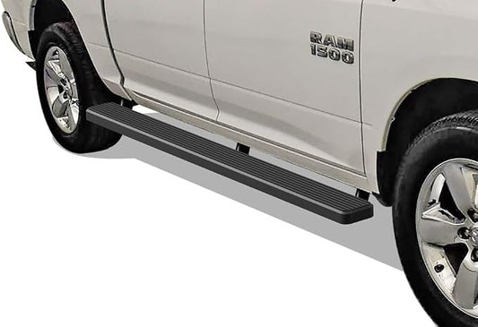 APS Wheel to Wheel Running Boards 5 inches Compatible with Ram 1500 2009-2018 Crew Cab 5.5ft Short Bed & Ram 2500 3500 2010-2026 (Nerf Bars Side Steps Side Bars)