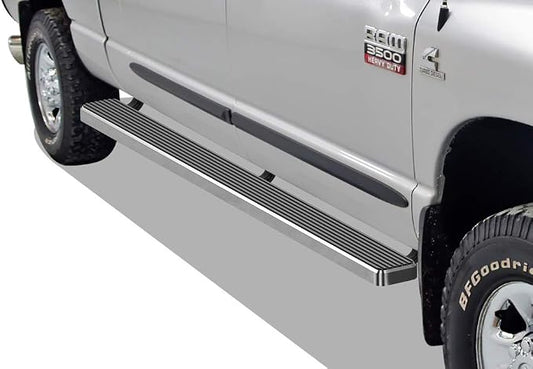 APS Running Boards 6 inches Compatible with Ram 1500 2009-2018 Crew Cab & Ram 2500 3500 2010-2026 304 Stainless Steel (Nerf Bars Side Steps Side Bars)