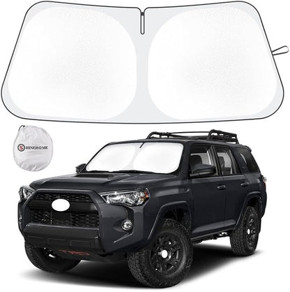 Car Sun Shade for 2010-2025 2026 Toyota 4Runner Windshield Sun Shade, Sun Visor Windshield Screen Cover for 4-Runner Front Window Sunshade Foldable Auto Interior Accessories UV Block to Keep Cool