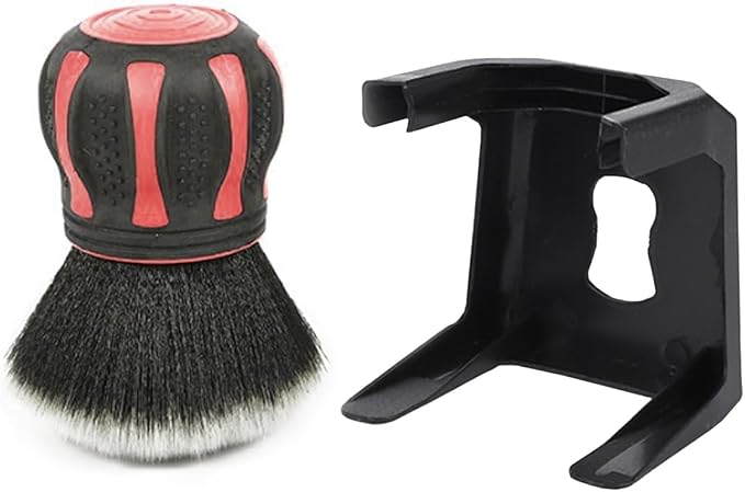 Car Detailing Brush, Ultra Soft Bristles XL Synthetic Brush Car Beauty Tools with Storage Rack, Auto Interior Cleaning Tool for Dashboard, Vents, Covers Large Area Inside and Outside Vehicles (Red)