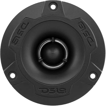 DS18 PRO-GM6.4PK Mid and High Complete Package - Includes 2X Midrange Loudspeaker 6" and 2X Aluminum Super Bullet Tweeter 1" Built in Crossover - Door Speakers for Car or Truck Stereo Sound System
