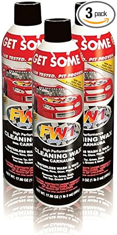 FW1 Wash & Wax Waterless Polish with Carambula 17.50oz (3-Pack)