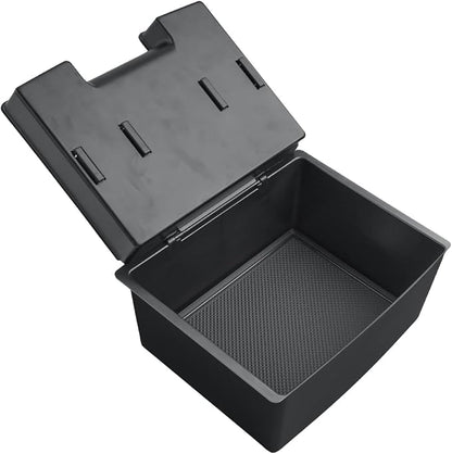 CDEFG for 2024 2025 2026 Toyota Tacoma Center Console Organizer Compatible with Toyota 2024 2025 2026 Tacoma Accessories Middle Console Tray Armrest Storage Box Double Drawers