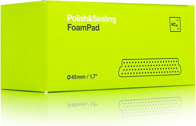 KOCHCHEMIE- Polish & Sealing Pad V2 - Extra-Fine Sponge for Evenly Applying Sealing Products; Low Torsion Forces & High Stability; Contours Easily (45mm x 23mm) (5-Pack)