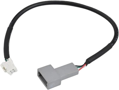 USB Adapter Cable 4 Pin USB2.0 Female to Male Connector Compatible with Hyundai-Kia Android-Multimedia System, ABS 20cm Extension for In-Car Audio Interface Wiring Behind Radio Installation(4pin)