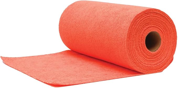 Rolla-Fiber Towels – Microfiber Washable Roll of Tearable Towels, Soft & Lint-Free, Reusable Up to 50 Washes – Like Paper Towels for Cleaning & Detailing