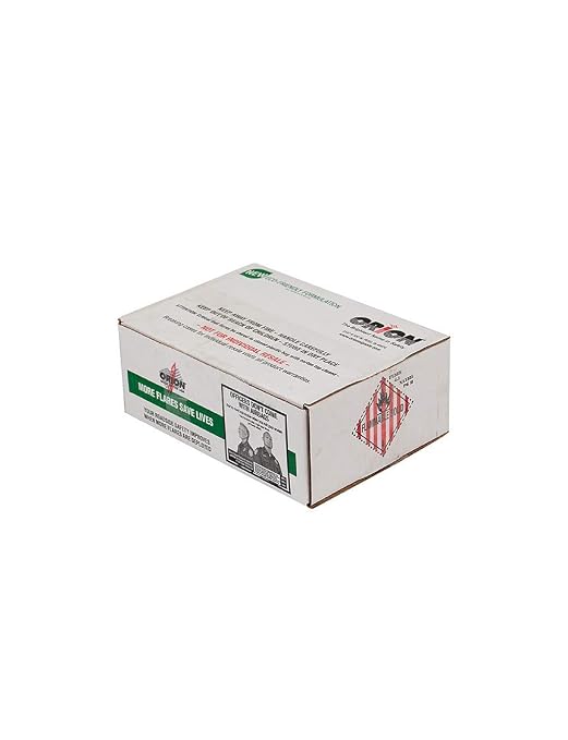 Orion Road Safety Flare (36 Pack), Waxed, for Highway & Roadside Safety (20 Minute, No Stand)