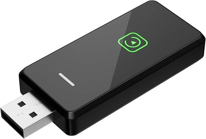 PWAYTEK Wireless CarPlay and Android Auto Adapter, 2-in-1 Mini USB Dongle, Convert Wired CarPlay to Wireless, Fast & Stable Connection for iPhone iOS 10+ and Android 11+