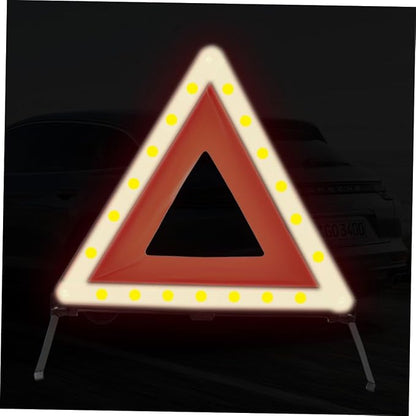 Automotive Warning Triangle Sign Roadside Hazard Kit Design for Trucks Suvs
