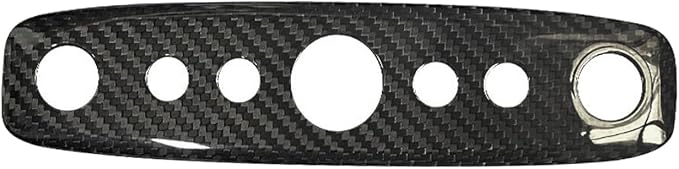 NVCNX Hard Rigid Real Carbon Fiber for Tesla New Model 3/Y Highland 2024-2026 for Juniper 2025 2026 Accessories Vehicle Molding Front Roof Reading Light Panel Cover Interior Trim 1PC - Glossy Carbon