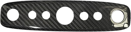 NVCNX Hard Rigid Real Carbon Fiber for Tesla New Model 3/Y Highland 2024-2026 for Juniper 2025 2026 Accessories Vehicle Molding Front Roof Reading Light Panel Cover Interior Trim 1PC - Glossy Carbon