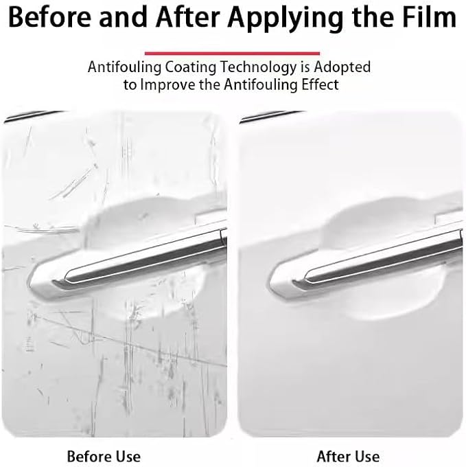 TPU Paint Protection Film PPF, Self-Healing Car Clear Bra with UV Resistance, 7.5MIL,Anti-Corrosion & Hydrophobic Coating, Anti-Oxidation, Gloss Enhancement. (59.8inchX39inch)