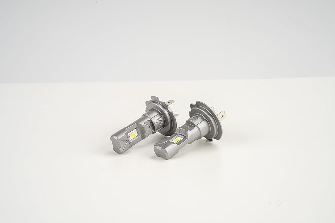 Marsauto M1C H7 30000LM LED Fog Light, Fanless IP68 Plug & Play – 2 Pack | 6500K cool white, 1:1 mini size no adapter, fits car truck SUV, all-weather IP68, 5-min DIY install