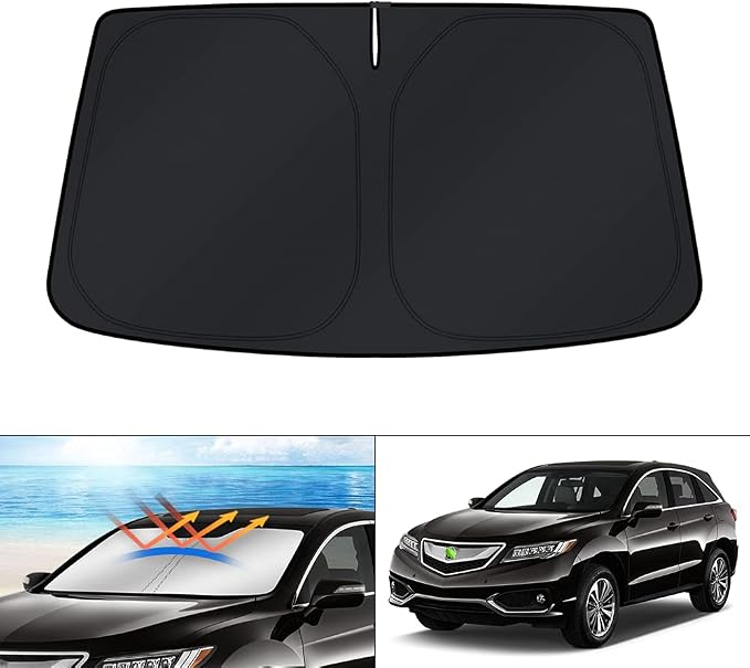 KUST Windshield Sun Shade for 2013-2018 Acura RDX Accessories Custom Fit Sunshade Foldable Sun Visor Protector Blocks UV Rays Keep Your Car Cooler