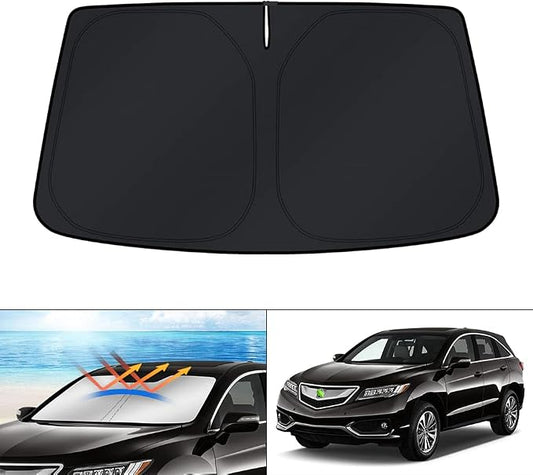 KUST Windshield Sun Shade for 2013-2018 Acura RDX Accessories Custom Fit Sunshade Foldable Sun Visor Protector Blocks UV Rays Keep Your Car Cooler