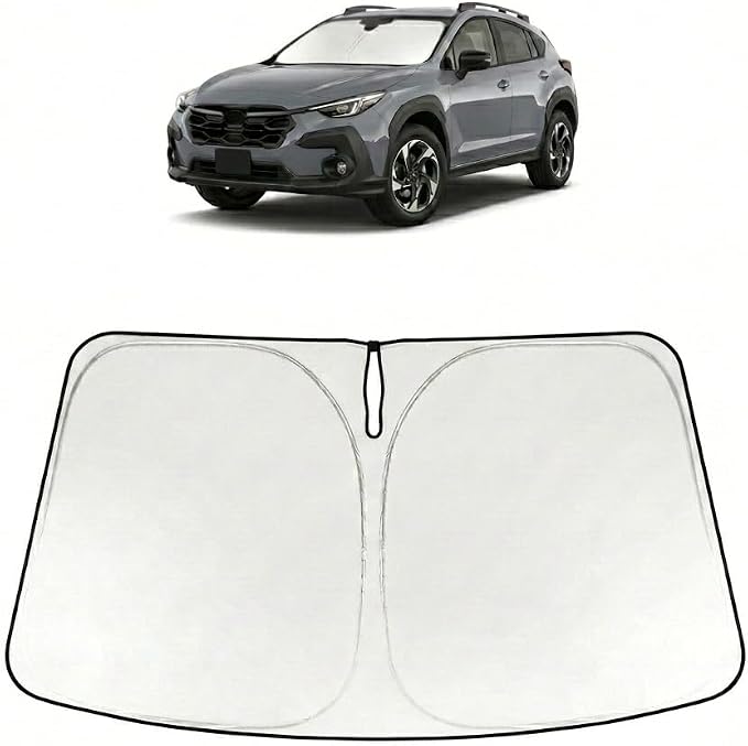 Proadsy Windshield Sun Shade for Subaru Crosstrek 2024-2026 Foldable Front Sunshade Protector Sun Visor Blocks UV Rays Keep Car Cooler Accessories