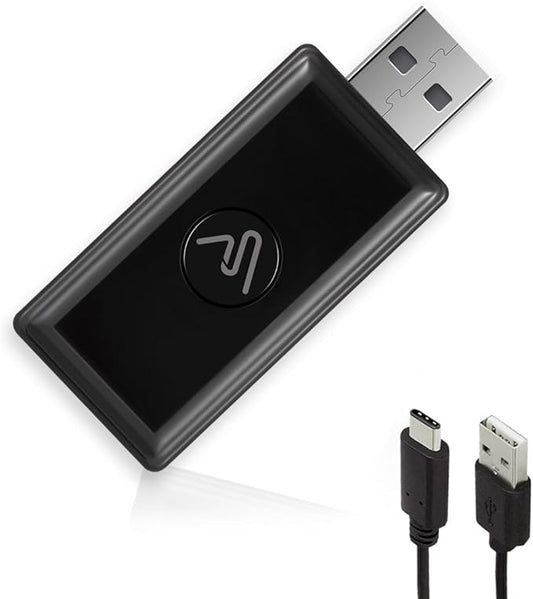 Wireless Carplay Adapter - Converts Wired to Wireless Carplay Dongle Plug & Play - Fit Cars 2015 or Newer with Factory Wired CarPlay - Micro Edition Black Matt (Piano Finish)