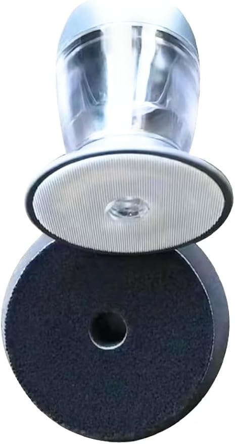 Professional Tire Shine Applicator with Ergonomic Handle, Clear Container, for Auto Detailing and Car Care