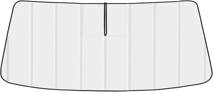 Windshield Sun Shade for Tesla Model S 2012-2026, Front Window Visor Accessories, Folding Design Blocks Heat & UV Rays Maintain Cool Interior and Save Space