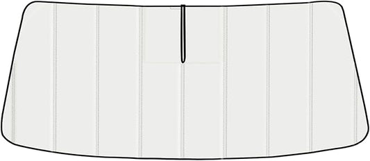 Windshield Sun Shade for Tesla Model S 2012-2026, Front Window Visor Accessories, Folding Design Blocks Heat & UV Rays Maintain Cool Interior and Save Space