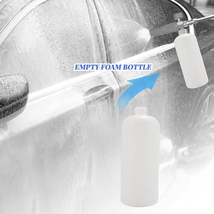 Foam Cannon Bottle Snow Soap Bottles Foam Empty Bottle for Pressure Washer Car Garden Lawn Roofs Cleaning, 2 Pack