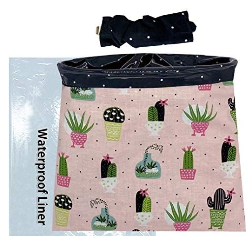 Car Trash Bag Hanging Front Seat Back Seat Headrest Console - Car Trash Bin with Reusable Waterproof Liner and Disposable Bags - Car Waste Basket (Mini Sloth Clip-On)