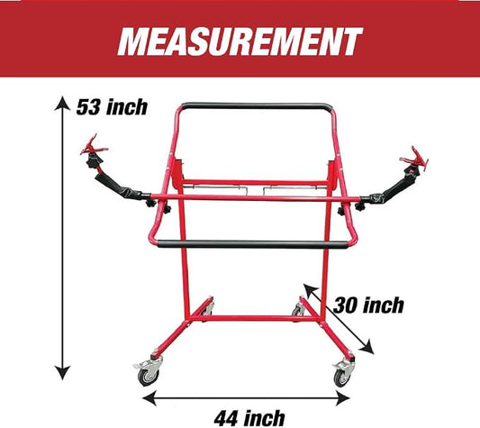 LAUCO Adjustable Bumper Repair Stand, Securely Holds Plastic Car Bumper Covers for Automotive Bodyshop Repair Multiple Angles 5 Locking Positions, Paint Bodywork, Wheels Sand, Prep, Spray Primer 08044