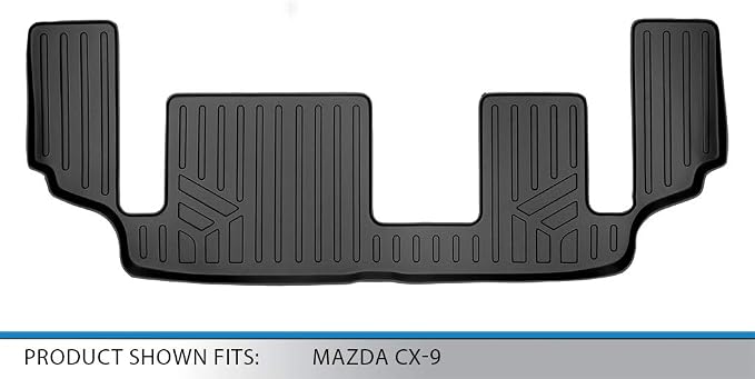 SMARTLINER Custom Fit Floor Mats 3rd Row Liner for 2016-2023 Mazda CX9