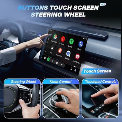 Carlinkit Wireless CarPlay Adapter 2026 MINI - for iPhone & Android Phone, Converts OEM Wired CarPlay to Wireless CarPlay, Converts OEM Wired Android Auto to Wireless Android Auto.