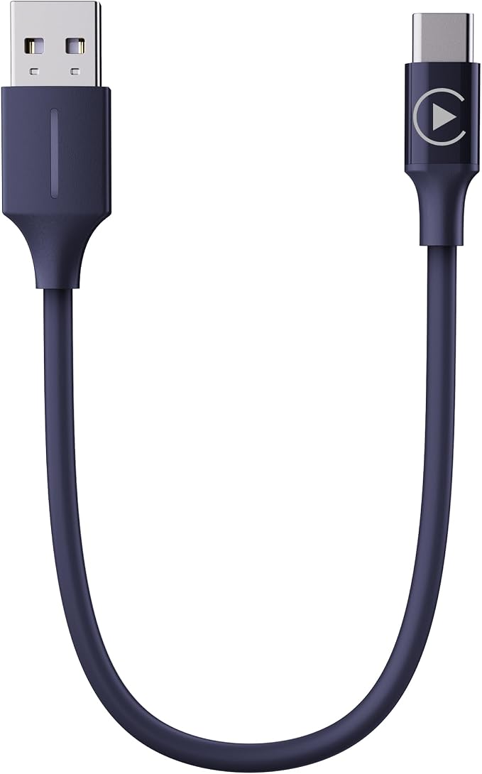 USB-A/C Bypass Motorcycle CarPlay Bluetooth Headset Activate Cable | Enable CarPlay without Headset, Fit for Goldwing 2018-2024, 6 in/Black,More Stable&Safer than Passthoug Adapter