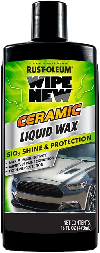 Wipe New Rust-Oleum 381385 Ceramic Liquid Wax, 16 oz